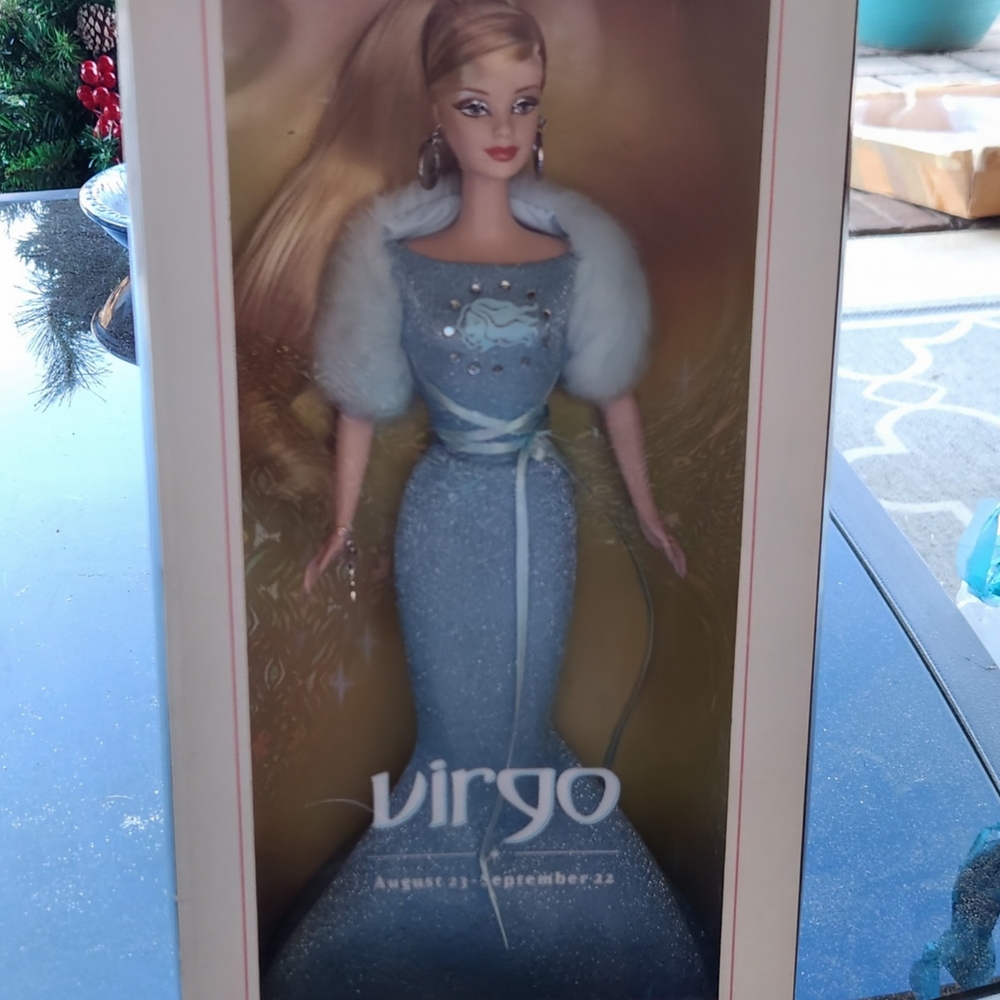 Barbie Virgo Doll in Blue Gown